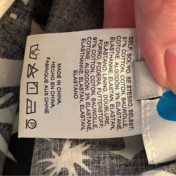 Whit Two Anthropologie Hana Embroidered Dress Women's Size 4 Cotton Stretch Blue - Picture 9 of 9